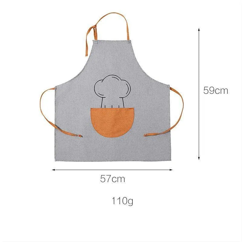 Apron Household Kitchen Waterproof And Oil-Proof