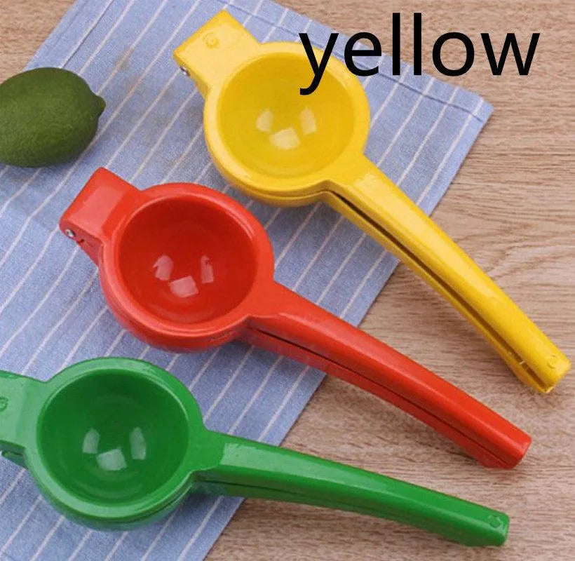 Kitchen Gadgets Colored Handle Manual Lemon Press Plastic Fruit Juicer - Minihomy