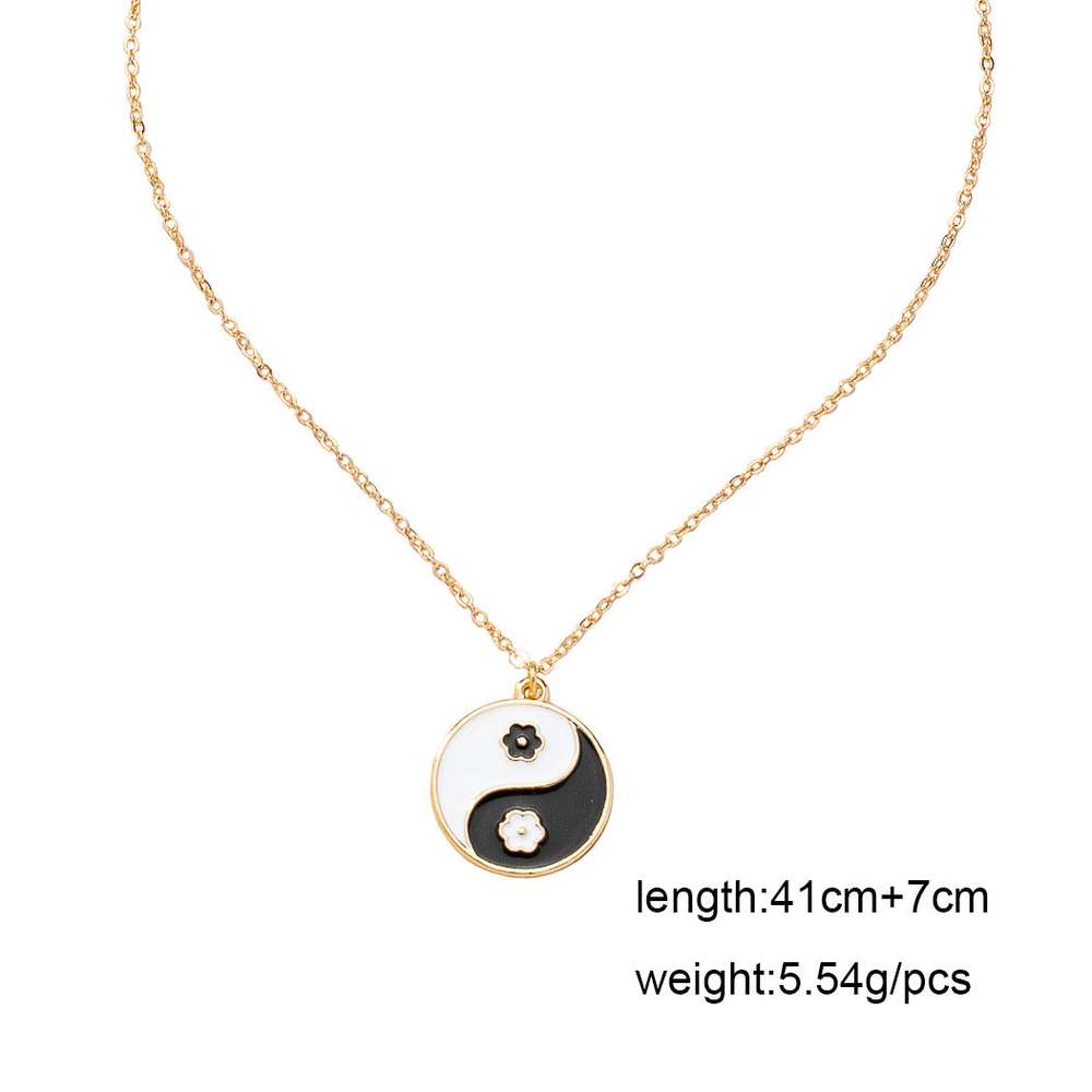 Chinese Style Gossip Necklace Female Tai Pendant Clavicle Chain Accessories - Minihomy