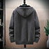 Men's With Velvet Padded Hooded Cardigan - Minihomy