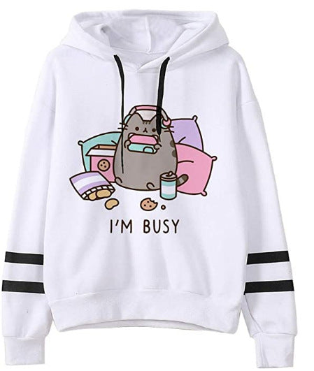 Fleece Hoodie - Loose Casual Hoodie - Minihomy