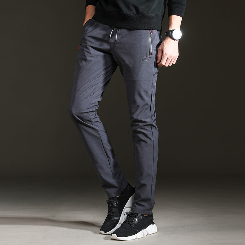 Trendy Slim Mens Pants Loose Cropped Sweatpants