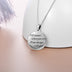 Crescent Moon Flower Locket Photo Necklace That Holds Pictures 925 Sterling Silver Pendant - Minihomy