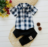 Summer Baby Clothing Sets Baby Boy Cotton T-shirt Shorts 2Pcs outfits