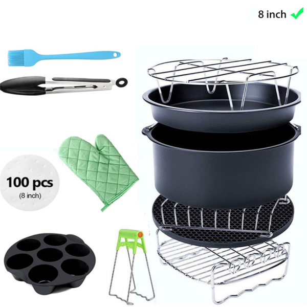 Air Fryer Accessories 8 Inch Set - Minihomy