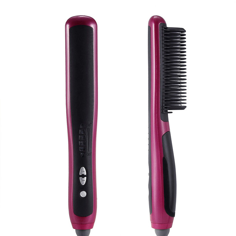 Lazy straight hair electric ceramic comb - Minihomy