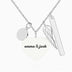 Women's Photo Engraved Tag Necklace With Engraving Silver