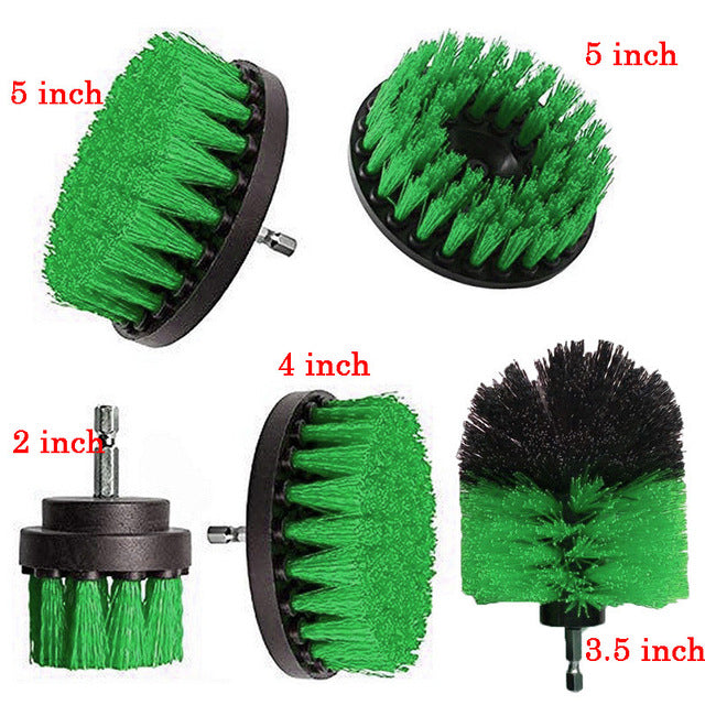 Multifunctional Electric Drill Brush for Clean Kitchen Floor and Automobile Tires - Minihomy