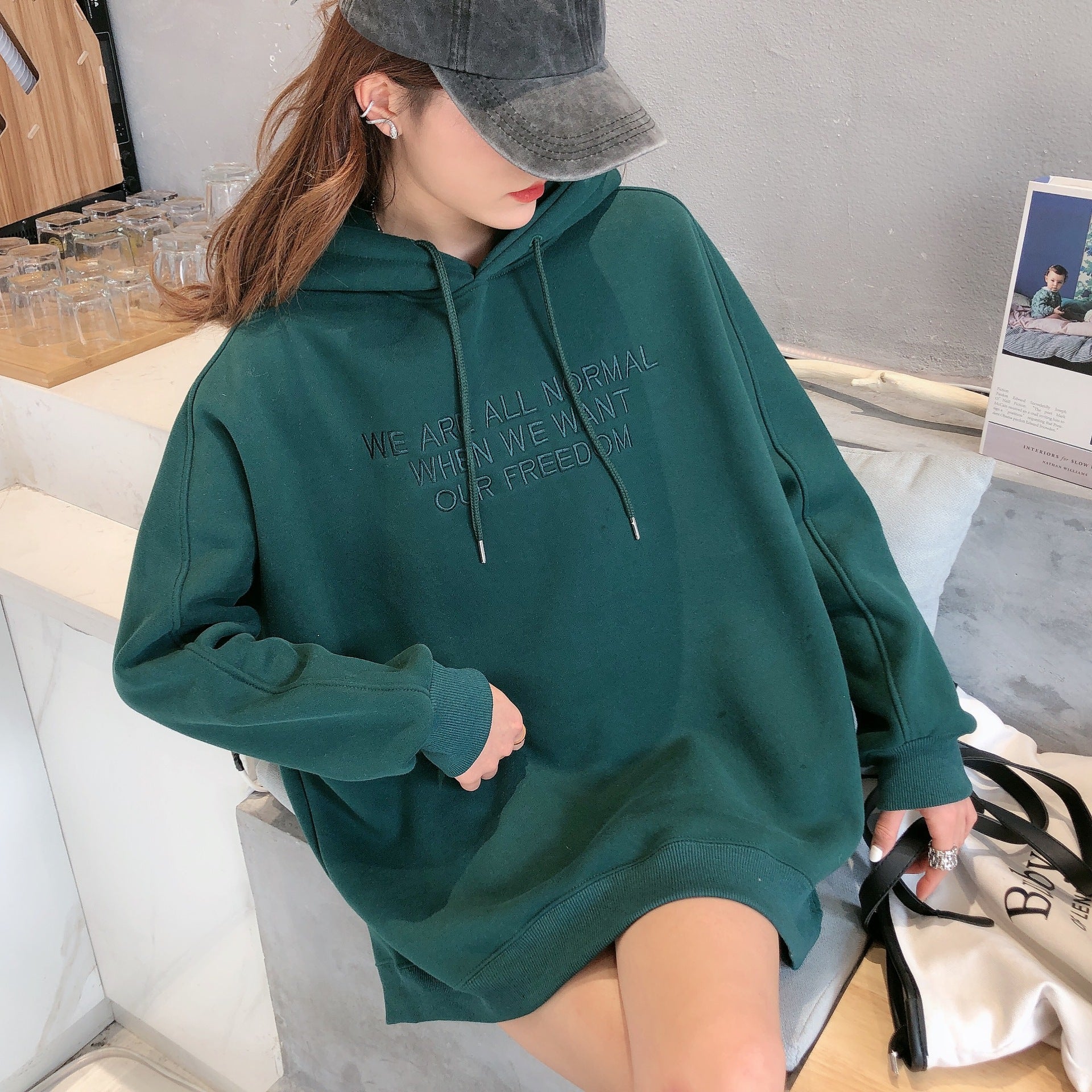 Loose Oversized Hoodie - Minihomy