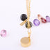 8 colors diamond titanium steel necklace - Minihomy