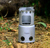 Titanium artisan pure titanium wood stove