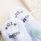 Winter Coral Fleece Baby Girls Socks Newborn Soft Cute Rabbit Baby Socks