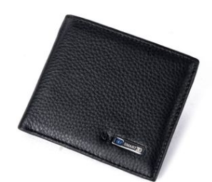 Unisex Wallet Real Leather Short Money Intelligent Bluetooth Anti-theft Korean Fashion Wallet - Minihomy