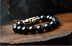 Natural black agate bracelet men and women gift jewelry - Minihomy