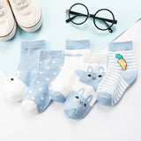 0-6 Y Kids Soft Cotton Socks Boy Girl Baby Cartoon baby socks - Minihomy