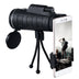 Monocular Telescope Zoom Scope with Compass Phone Clip Tripod - Minihomy