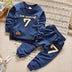 Baby cotton long-sleeved trousers two-piece suit - Minihomy