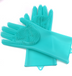 Silicone Heat-resistant Cleaning Brush Scrubbing Gloves - Minihomy