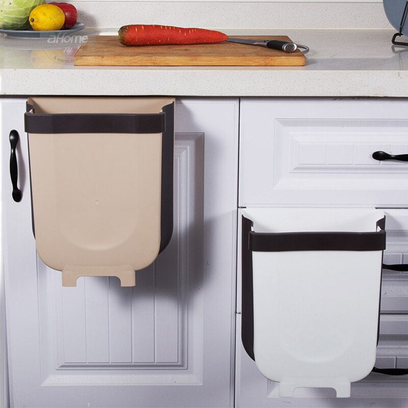 Foldable Wall Mounted Trashcan - Minihomy