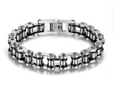 Titanium bracelet men's personality locomotive rock style bicycle chain chain stainless steel bracelet wholesale GS781