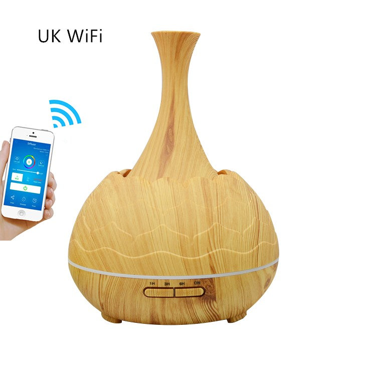 Wood grain aroma diffuser