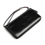 Men's Leather Clutch Wallet - Slim & Stylish Business Card Holder