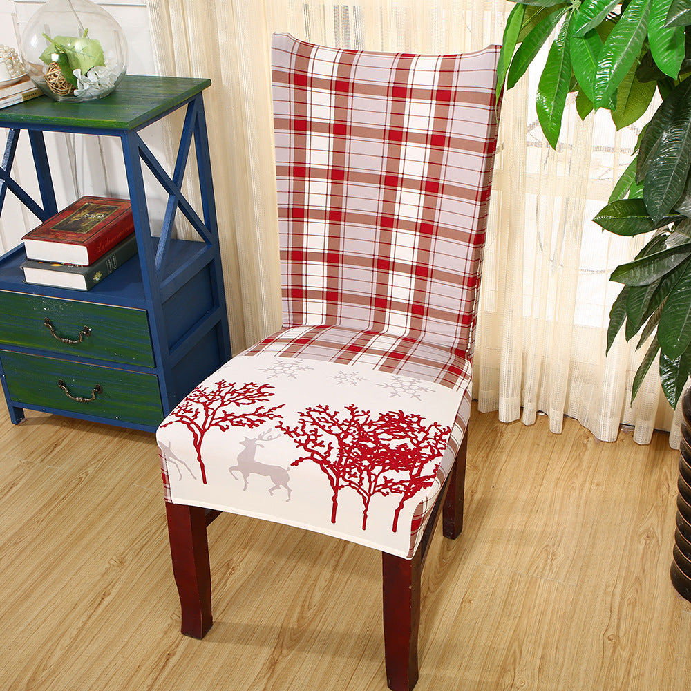 Christmas universal elastic chair cover - Minihomy