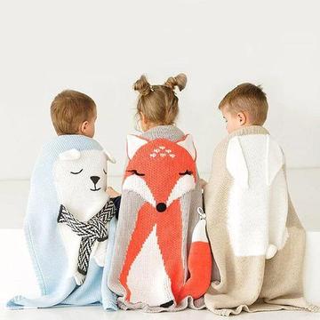 Animal Cartoon Baby Blanket - Minihomy