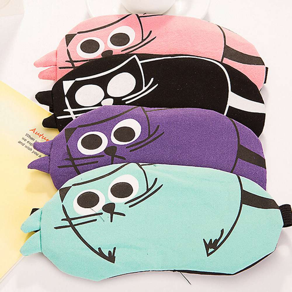 Cartoon cute summer cool breathable men and women ice pack sleep eye mask - Minihomy