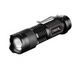 Telescopic zoom LED flashlight