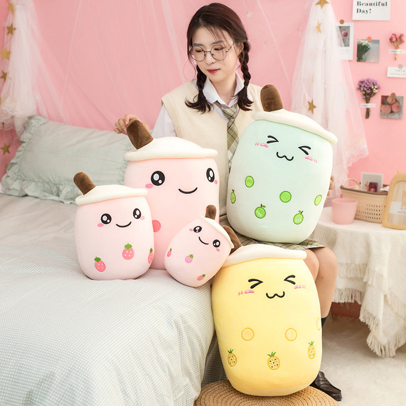 Pearl Milk Tea Pillow Bubble Tea Plush Toy