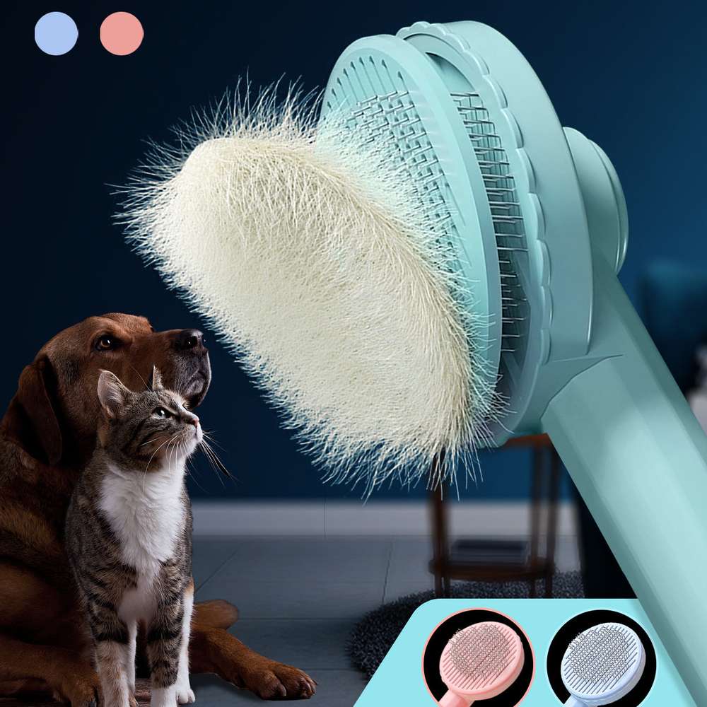 Cat Grooming Pet Hair Remover Brush Accessories Supplies - Minihomy