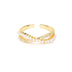 Pearl Temperament Female Cross Index Finger Ring - Minihomy