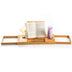 Solid wood retractable multifunctional bathroom shelf