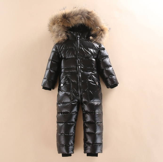 Children's Thick And Warm One-piece Down Jacket - Minihomy