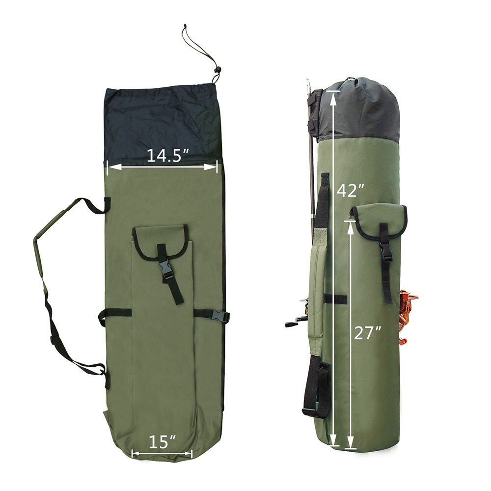 Fishing rod storage fishing rod portable reel bag - Minihomy