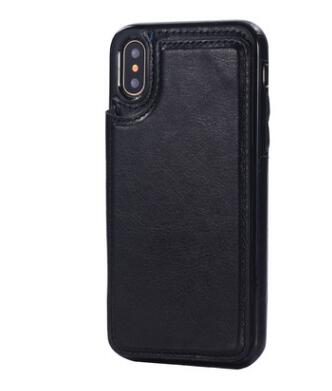 Apple-Compatible Cell Phone Shell: Rear Cover Protective Leather Case - Minihomy