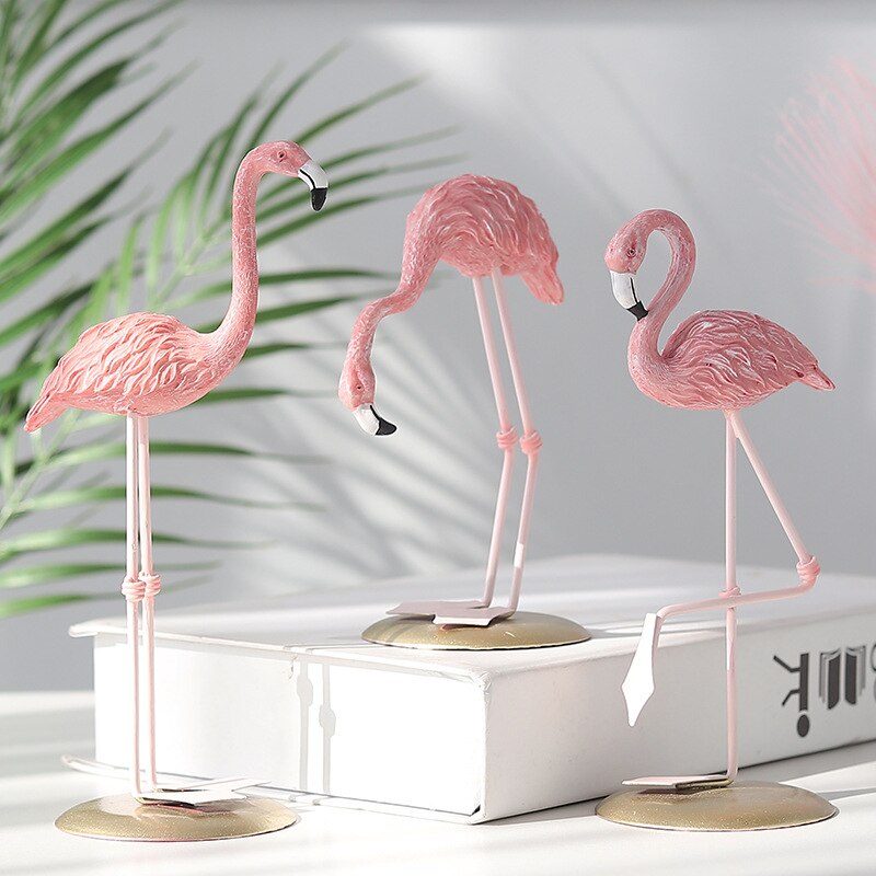 Flamingo ornament stand art statue art gift