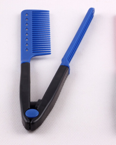 V-shaped clip messy hair comb