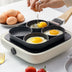 Four-hole Non-stick Small Flat Bottom Fried Egg Dumpling Pot - Minihomy