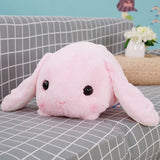 Lop rabbit pillow cartoon plush head rabbit