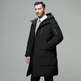 Long padded down jacket for men - Minihomy