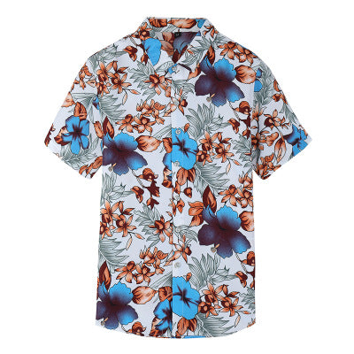 Hawaiian printed men's shirt - Minihomy