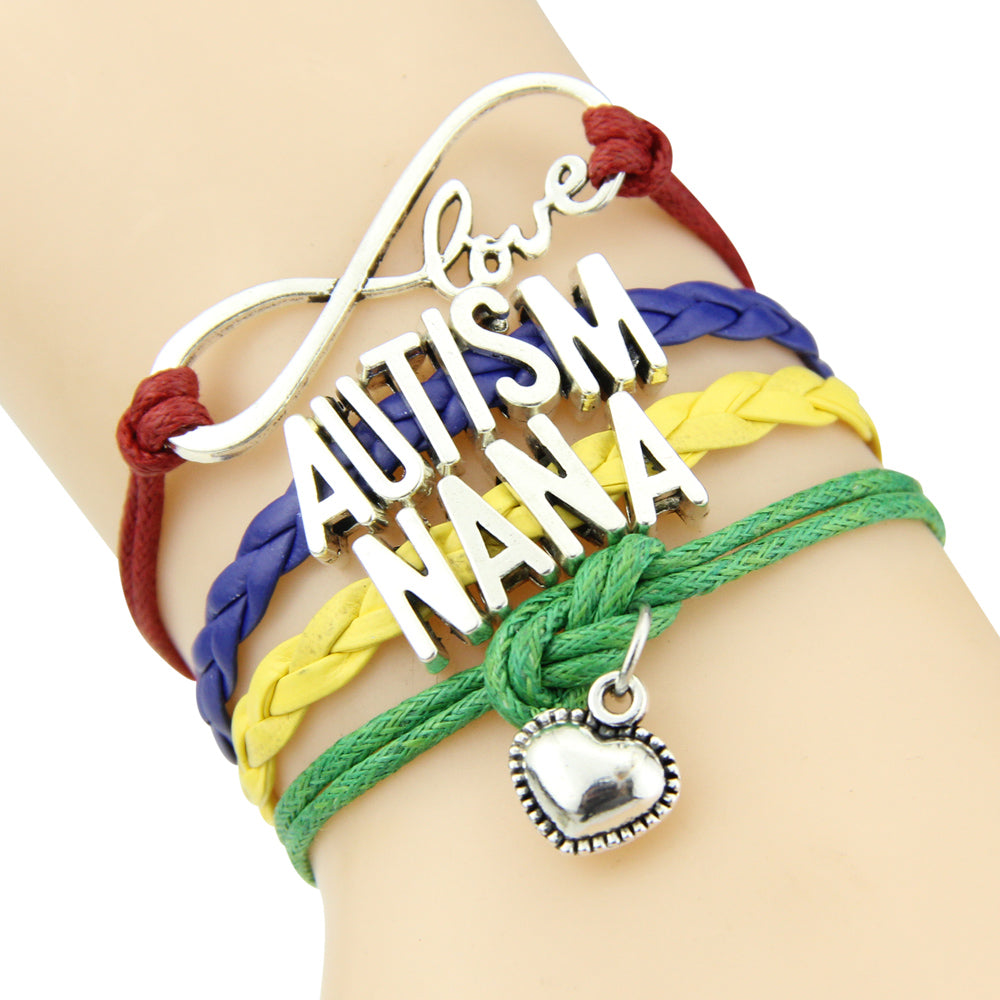 Autistic Patients Monogram Braided Bracelet - Minihomy