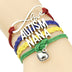 Autistic Patients Monogram Braided Bracelet - Minihomy