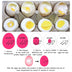 Egg Timer Perfect Color Changing Timer Yummy Soft Hard Boiled Eggs Cooking Kitchen Eco-Friendly Resin Egg Red Timer Tools - Minihomy