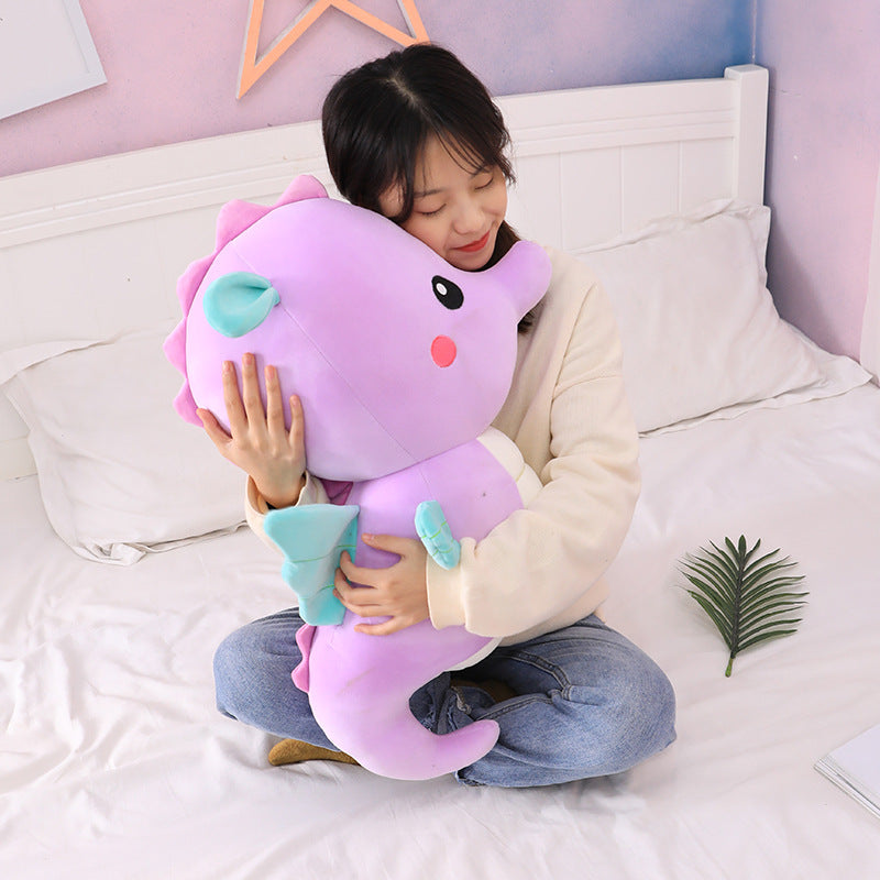 Plush Toy Angel Seahorse Doll Pillow Large - Minihomy