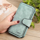 Matte PU leather multi-function wallet - Minihomy