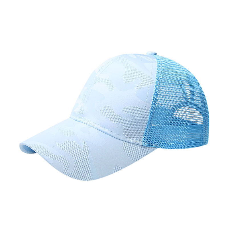 Lady's ponytail baseball cap