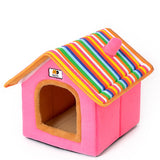 Kennel House Type Winter Warm Small Dog Teddy Cat Litter For All Seasons - Minihomy